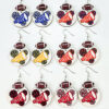 Wholesale 2pairs/pack Football Cheerleading Multicolor Baseball Earrings