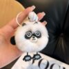 Wholesale Cute Little Panda Plush Ball Keychains