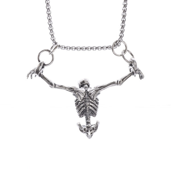 O1CN01ac8mrq1PSJQtvMiix_2206510641839-0-cib Wholesale Halloween Gothic Skull Necklace
