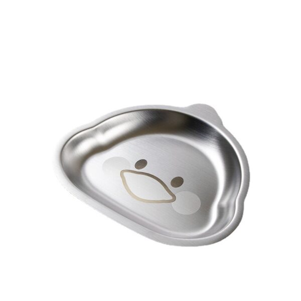 Wholesale Stainless Steel Children's Cartoon Animal Dinner Plate