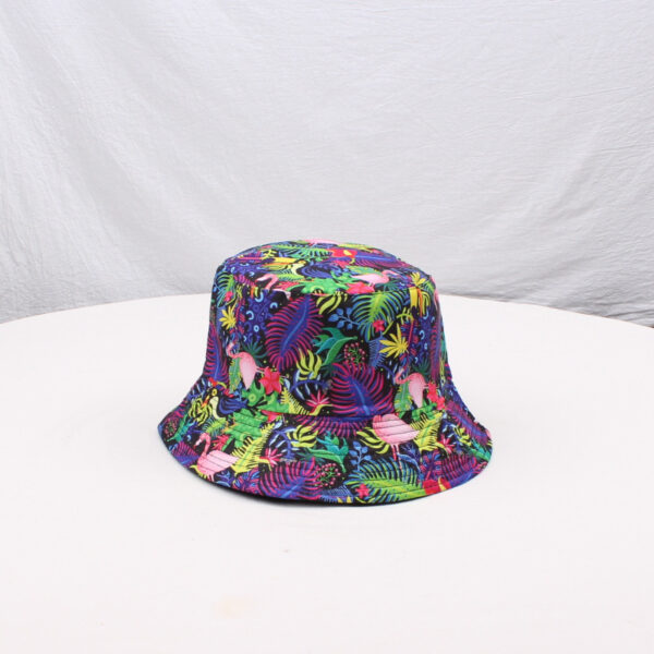 Wholesale Polyester Cotton Printed Double Sided Bucket Hat