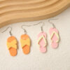 Wholesale Slippers Acrylic Earrings