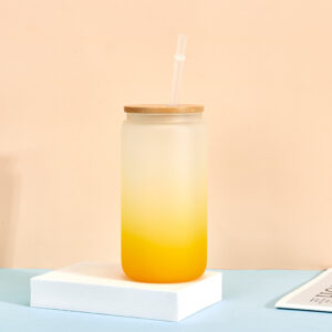 16oz single layer gradient yellow / 401-500ml