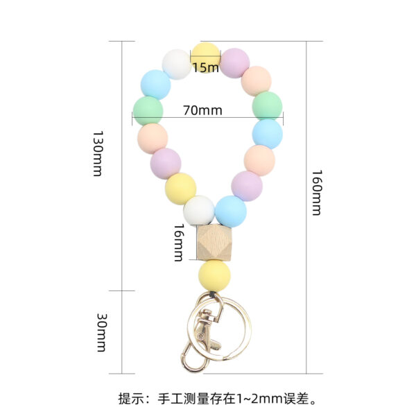 Wholesale Color Silicone Wrist Key Chains