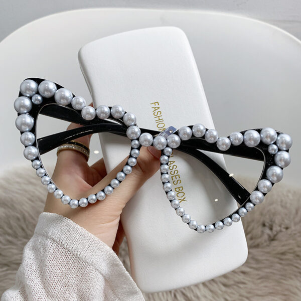 Wholesale Love Pearl with Diamond PC Sunglasses