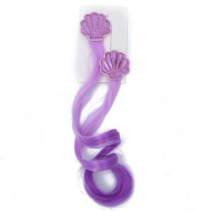 Shell curls (Purple Gradient pair)