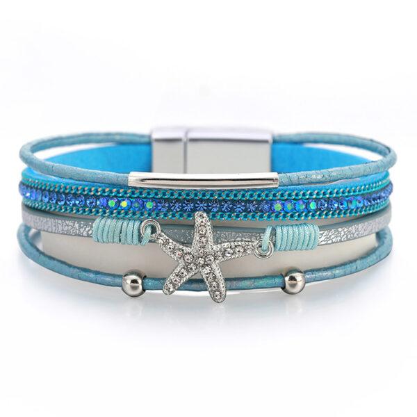 O1CN01ajr6sJ2JGxkYF7uJA_1871609395-0-cib Wholesale Multi-layer Diamond Starfish Bracelet