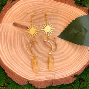 Sun + Moon + yellow crystal