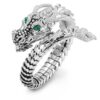 Wholesale Silver Plated Dragon Hip Hop Metal Rings