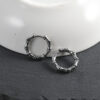 Wholesale Metallic Bamboo Stainless Steel Earrings