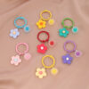 O1CN01am5JJ32M1nY5hWxCS_2213233119768-0-cib Wholesale Resin Color Flower Keychain