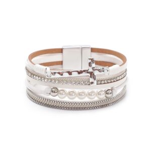 White (shell beads style)