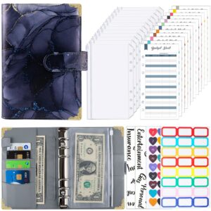 A6 / UV-blue gray (zipper bag 12 12 color budget card 12 A English 2 24 labels 1 love digital sticker 1)