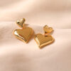 O1CN01apt7Gw1EhSWbMNw6A_2210915660383-0-cib Wholesale Three-dimensional Love High-grade Metallic Gold-plated Earrings