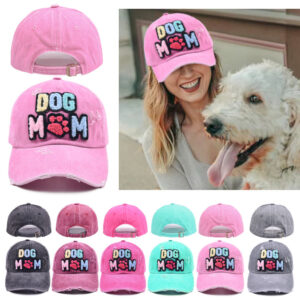 Wholesale Cotton Embroidered Letters DOG MAMA Baseball Cap
