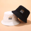 Wholesale LGBT Rainbow Embroidery Cotton Bucket Hat