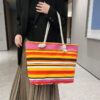 O1CN01asYrt91vrYiR5kFaV_2212440926226-0-cib Wholesale Striped Canvas Tote Bag