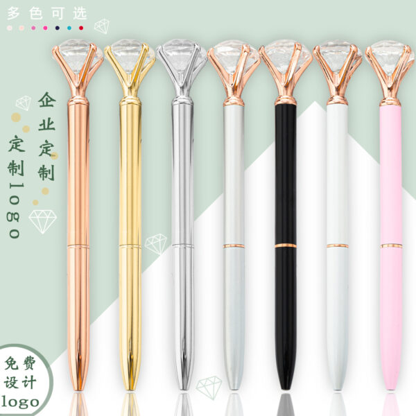 Wholesale Big Diamond Metal Ballpoint Pen