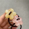 Wholesale Flower Fashion Beads Acrylic Hair Scrunchies