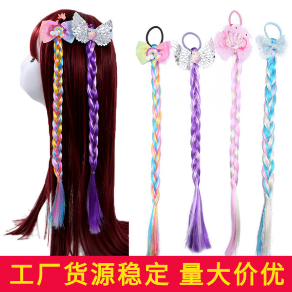 O1CN01avzLKZ1ML1vRFLFdR_2209812381417-0-cib Wholesale Colorful Wig Braid Fabric Hair Scrunchies