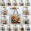 Wholesale Sunflower Print Canvas Bags