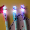 Wholesale Plastic Cartoon Unicorn Glowing Ballpoint Pen