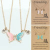 Wholesale Colorful Butterfly Magnets Alloy Necklaces Set