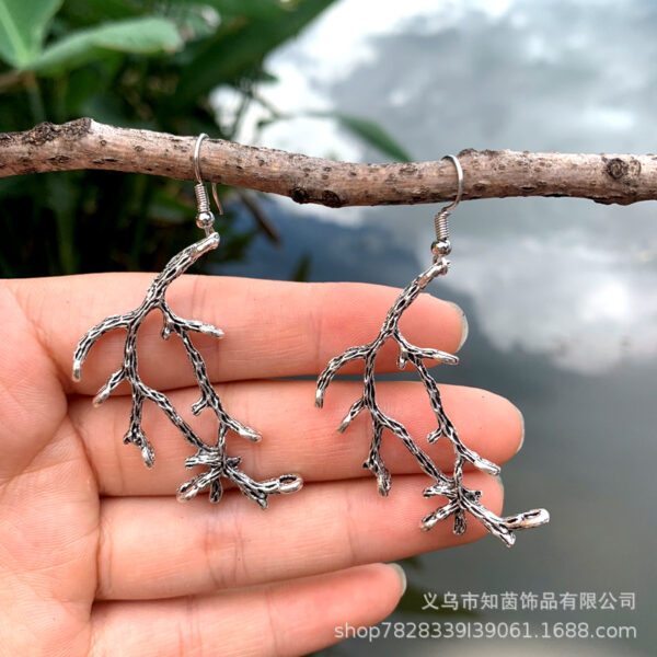 Wholesale Dendritic Alloy Earrings