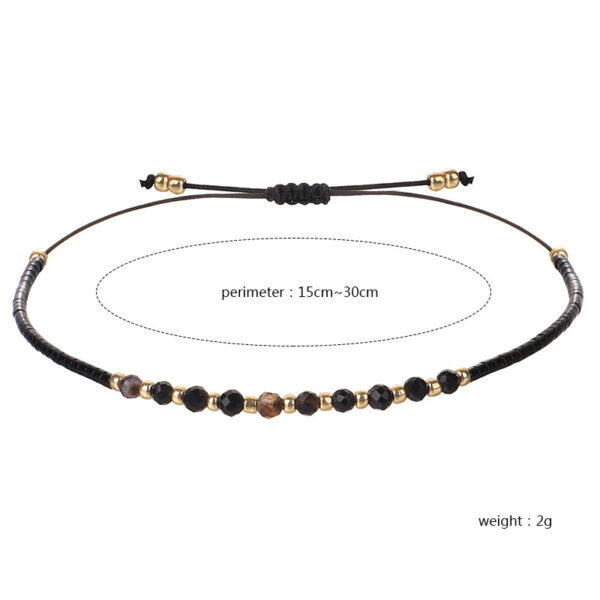 Wholesale 2MM Rice Beads Handwoven Beaded Bracelet