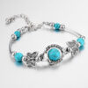 Wholesale Butterfly Turquoise Alloy Bracelet