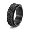 Wholesale Stainless Steel Dragon Scale Rotatable Ring