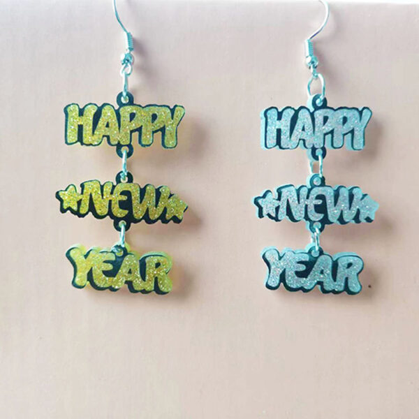 O1CN01b6rGiV1YkvuTWEb6J_2216150023098-0-cib Wholesale Happy New Year English Letters Christmas Acrylic Earrings