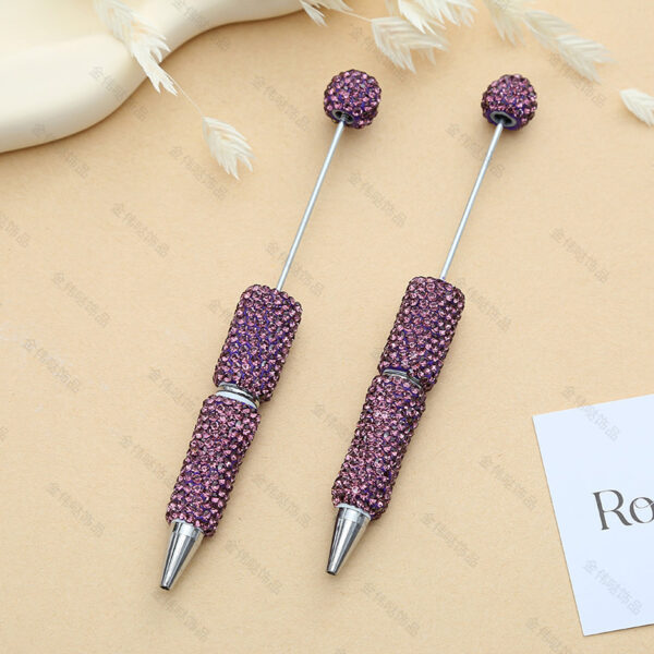 Wholesale Beadable Pens DIY Rhinestones Handmade Rhinestones Ballpoint Pen