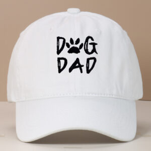 DOG DAD WHITE / Adjustable