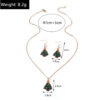 O1CN01bAXw7w1vac32MQhjB_2866776189-0-cib Wholesale Christmas Elk Cane Christmas Tree Snowman Alloy Necklaces Set