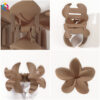 Wholesale Solid Color Frangipani Grab Clips