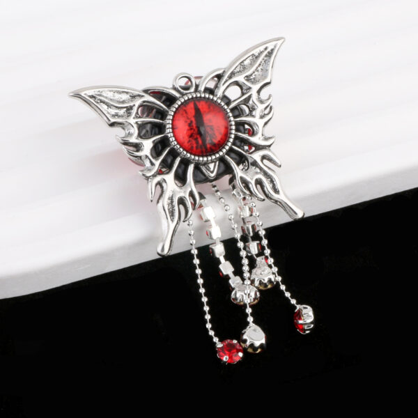 O1CN01bBpO7f1Ddy0ZDHMYR_2491030240-0-cib Wholesale Heavy Industry Demon Eye Butterfly Tassel Alloy Clay Ball Beads