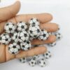 Wholesale 20MM Resin Football Diamond Inlaid Tree Ball Beads Loose Beads