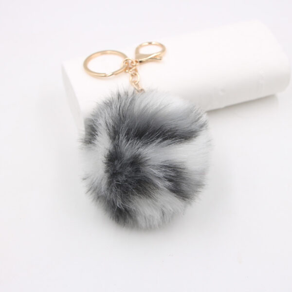 O1CN01bCD1qL1X3atv5bLmG_2038122868-0-cib Wholesale Imitation Rabbit Fur Colorful Plush Ball Keychain