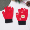 Wholesale Christmas Autumn and Winter Warm Knitted Brushed Inner Touch Screen Gloves