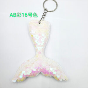 AB color 16 / Single ring buckle + sequined mermaid