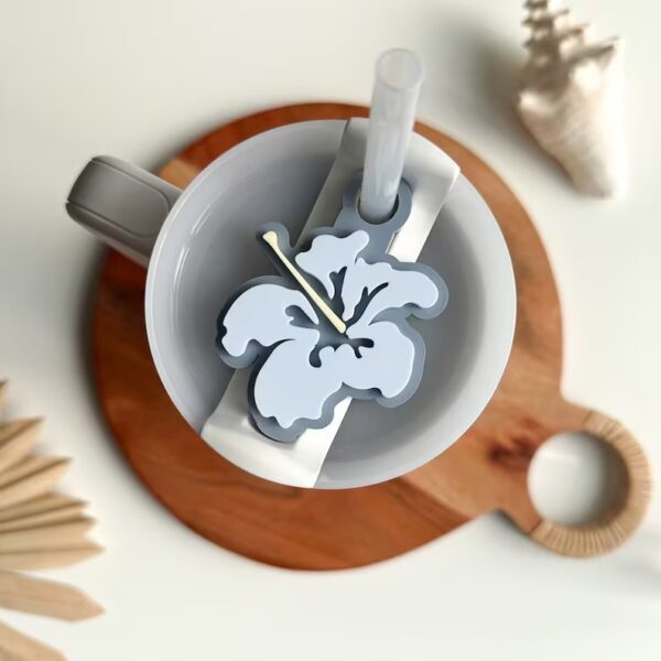 Wholesale Hibiscus Tumbler Tags 40oz 20 Oz/30oz Ice Cup 2nd Generation Cup Lid Label