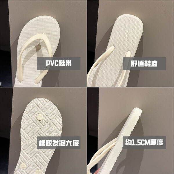 Wholesale PVC Non-slip Simple Flip Flops