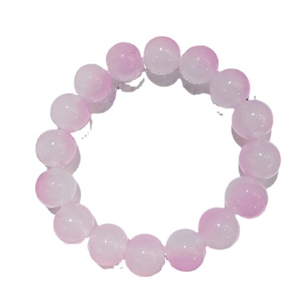 Wholesale Gradient Student Send Girlfriend Glazed Glass Bracelet