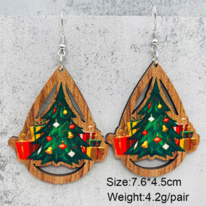JE1113N / Wooden earrings