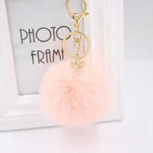 Korean powder / Gold key chain