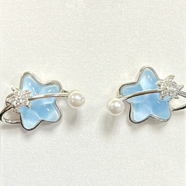 Wholesale Star Pearl  Alloy Earrings