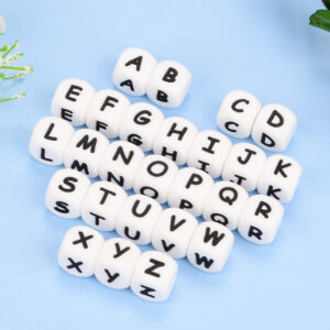 Wholesale Silicone Letters DIY Beads