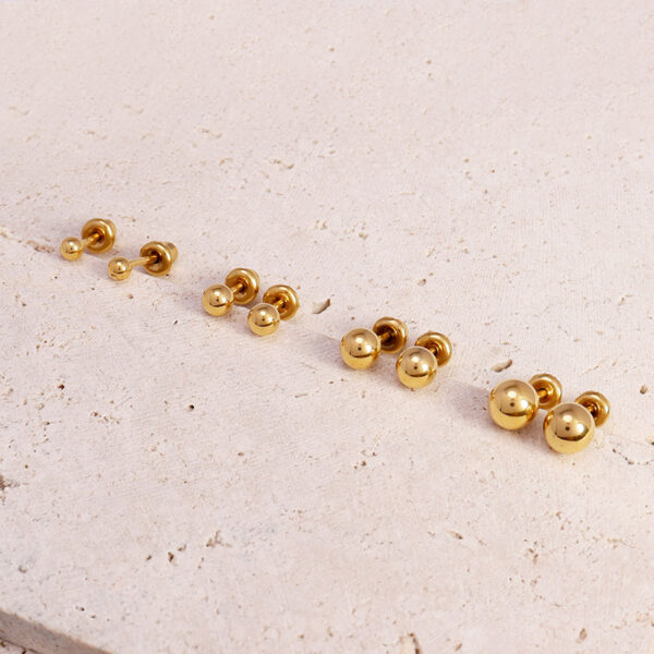 O1CN01bMNIJL1MV6oYsdS33_2215457981439-0-cib Wholesale 18k Gold Stainless Steel Dot Earrings