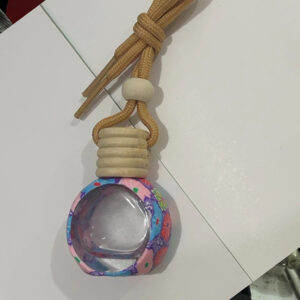 Five line cover-shoelace rope flat / Flat soft pottery empty bottle-color random